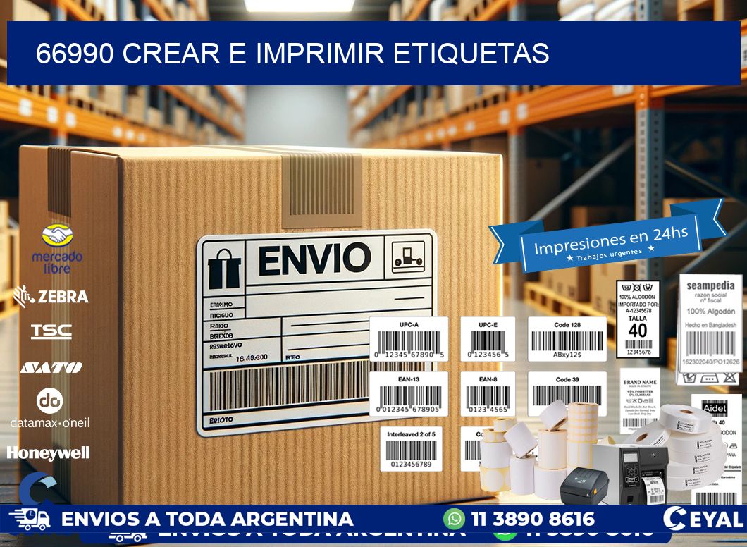 66990 Crear e imprimir etiquetas
