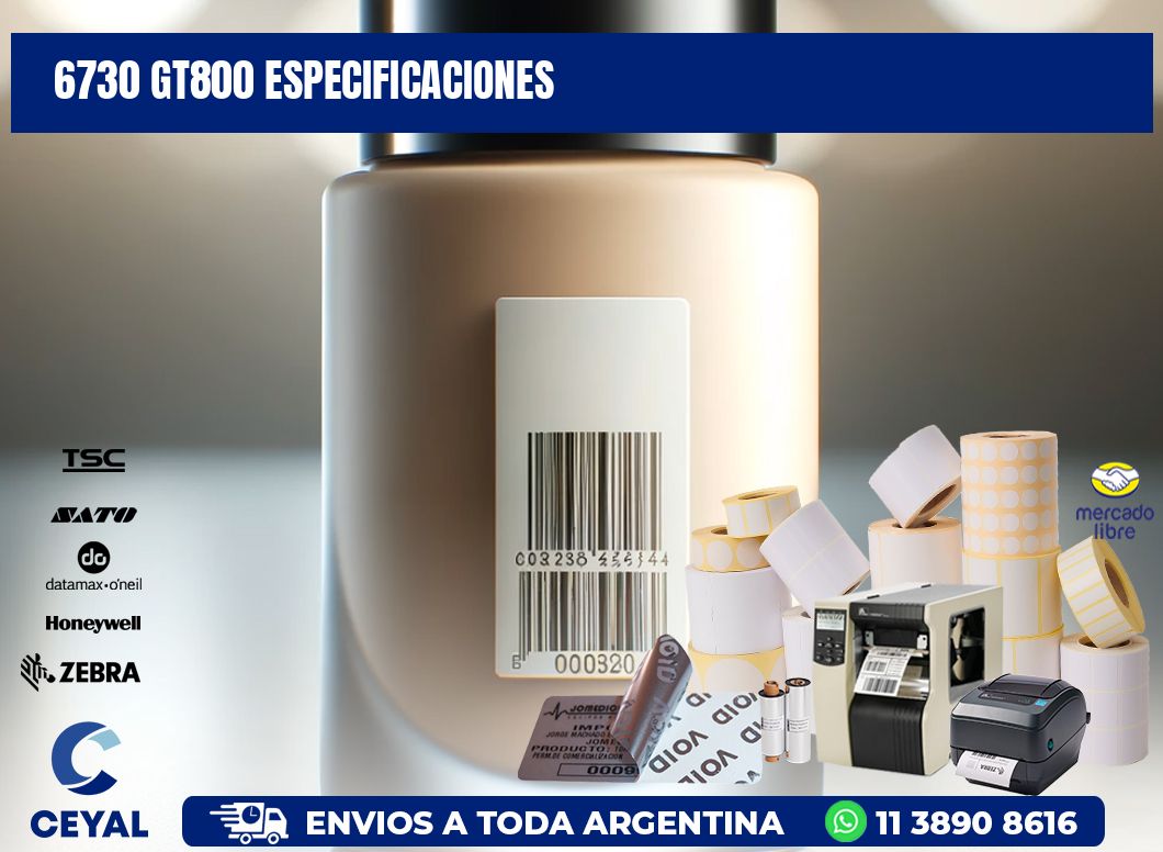 6730 GT800 especificaciones