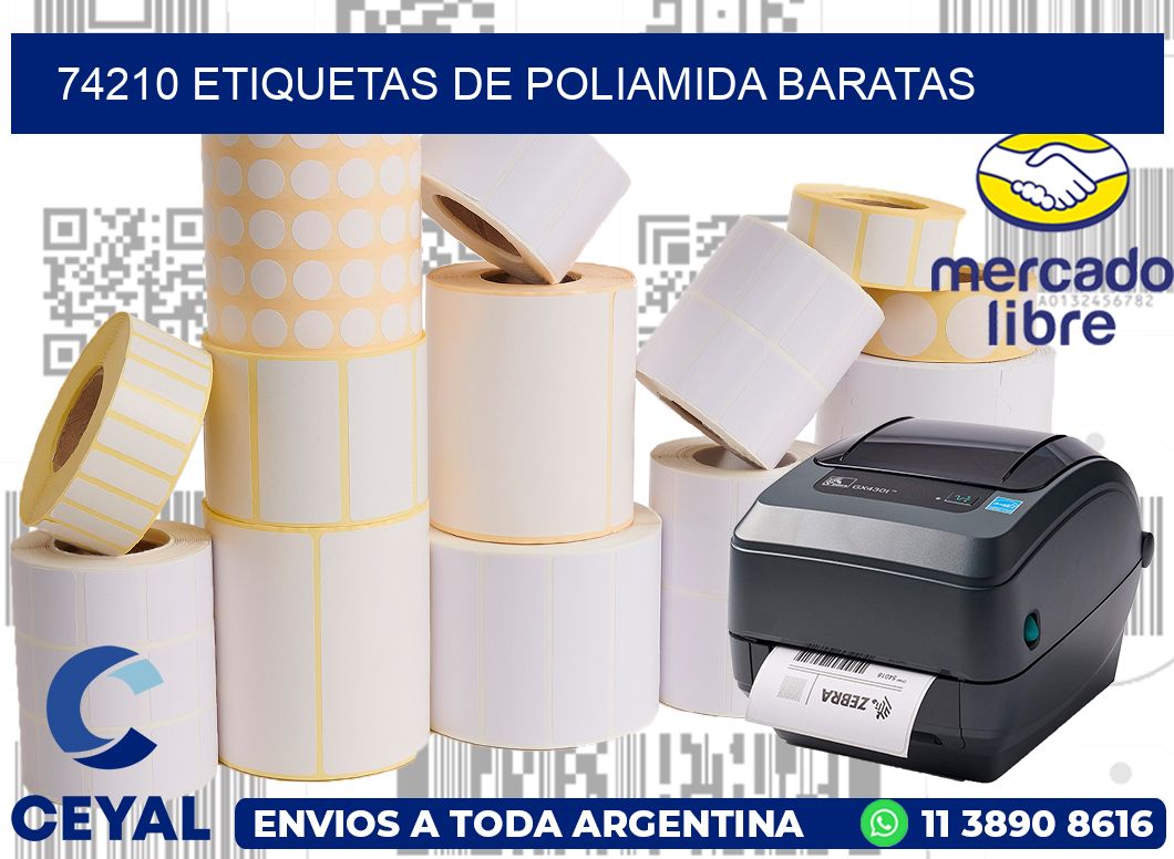 74210 etiquetas de poliamida baratas