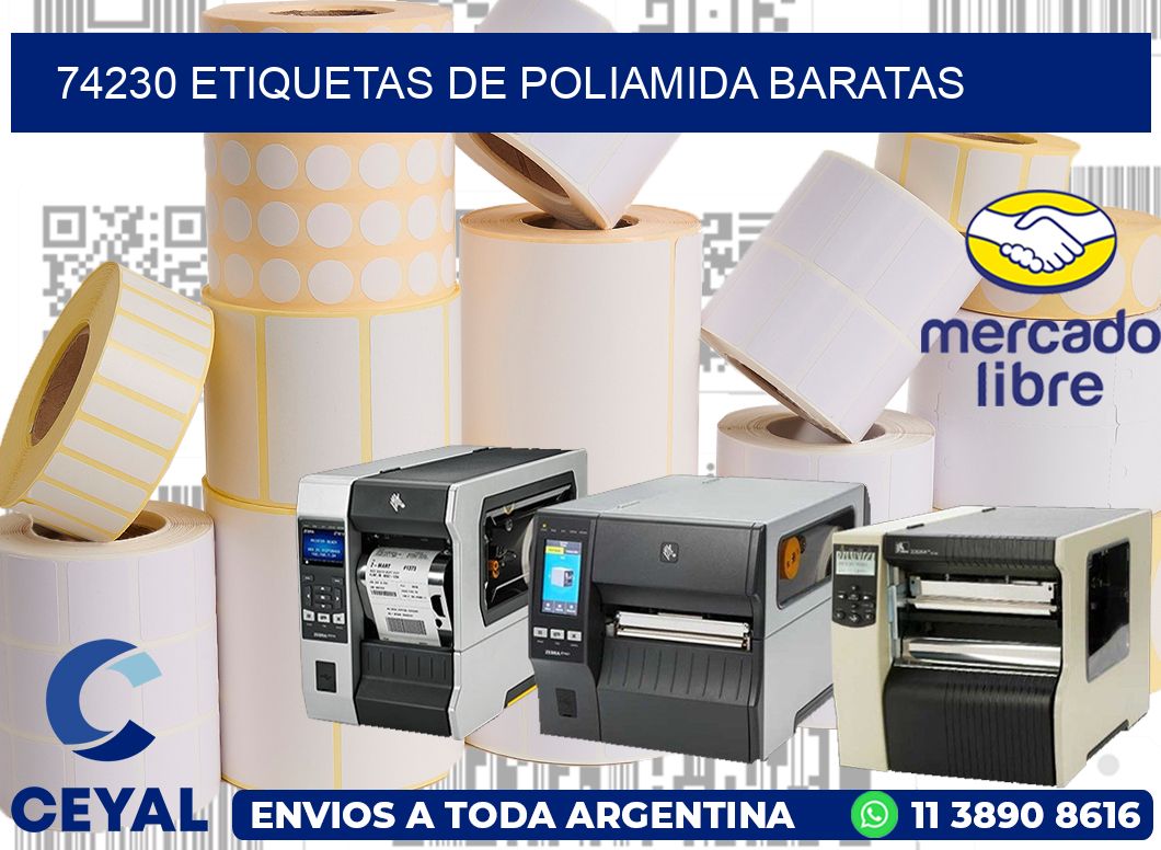 74230 etiquetas de poliamida baratas