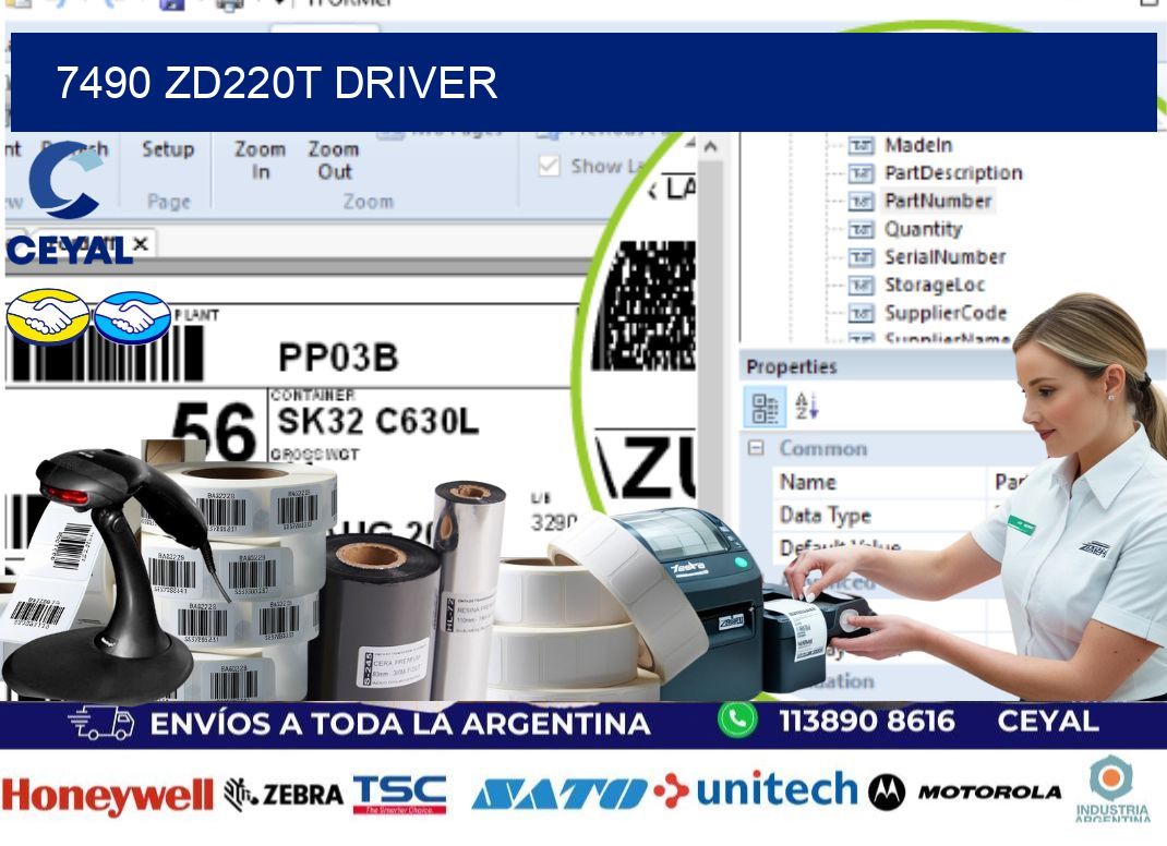 7490 ZD220t driver