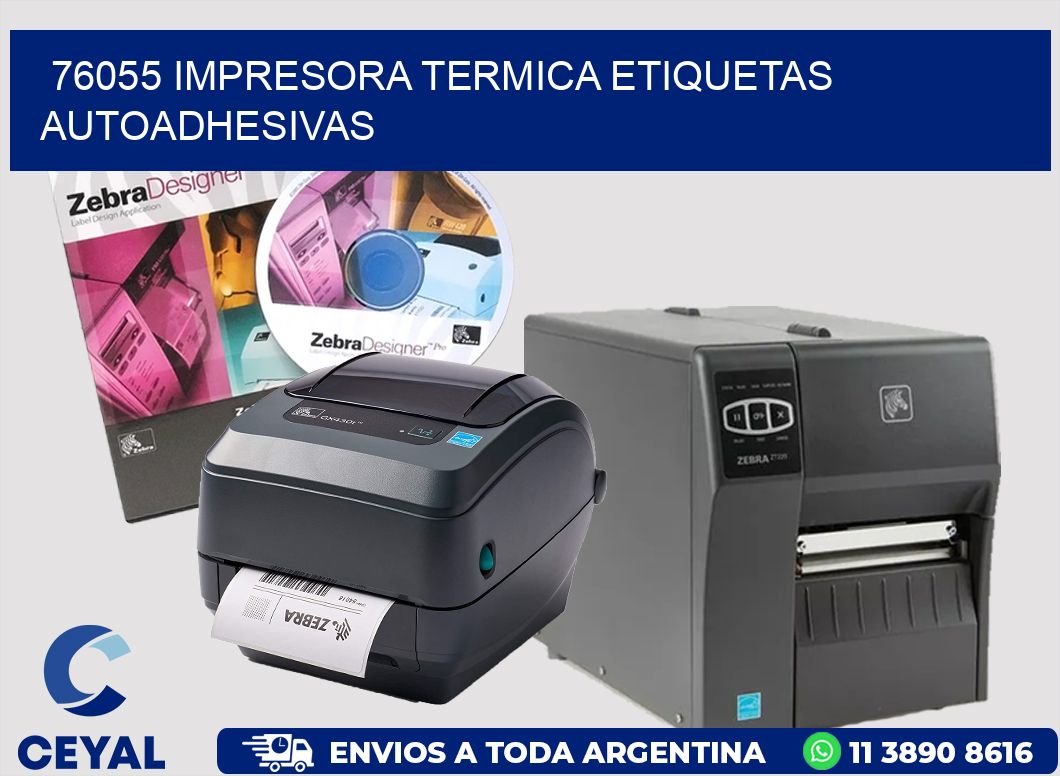 76055 Impresora termica etiquetas autoadhesivas