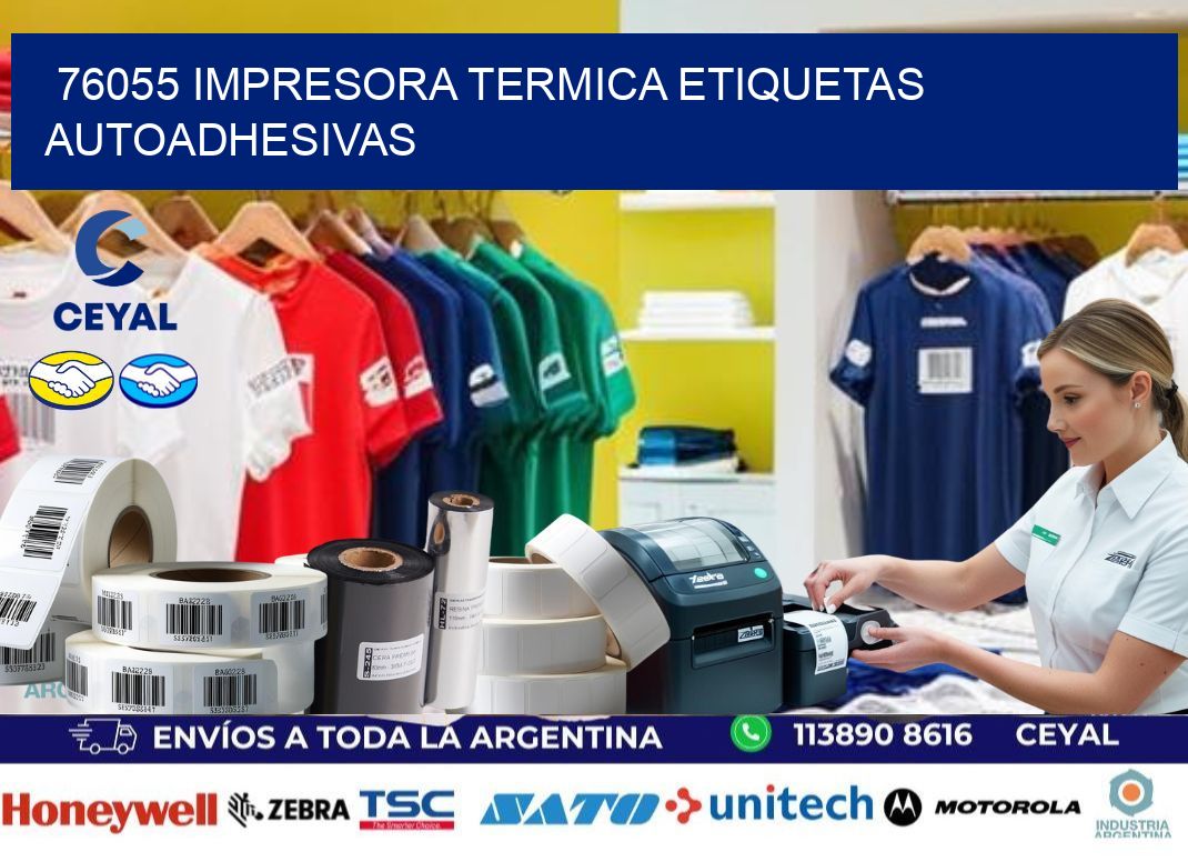 76055 Impresora termica etiquetas autoadhesivas