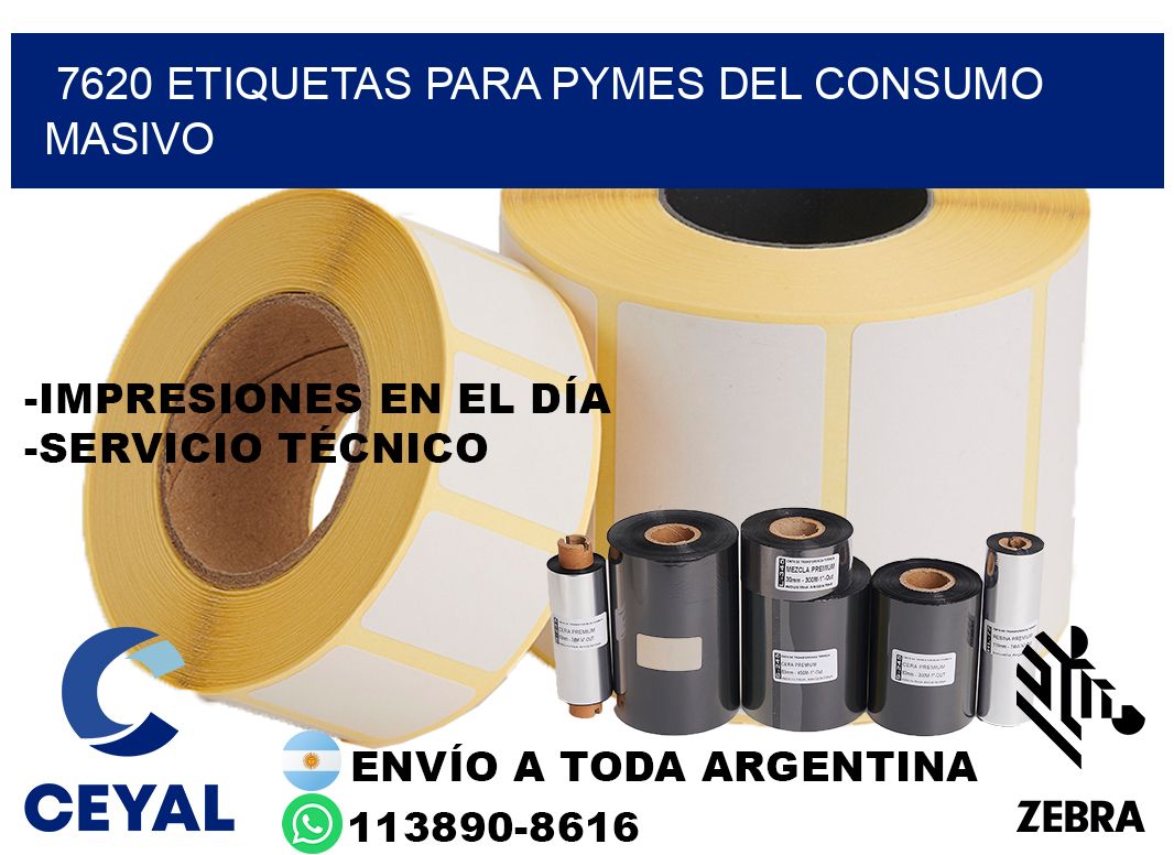 7620 Etiquetas para pymes del consumo masivo
