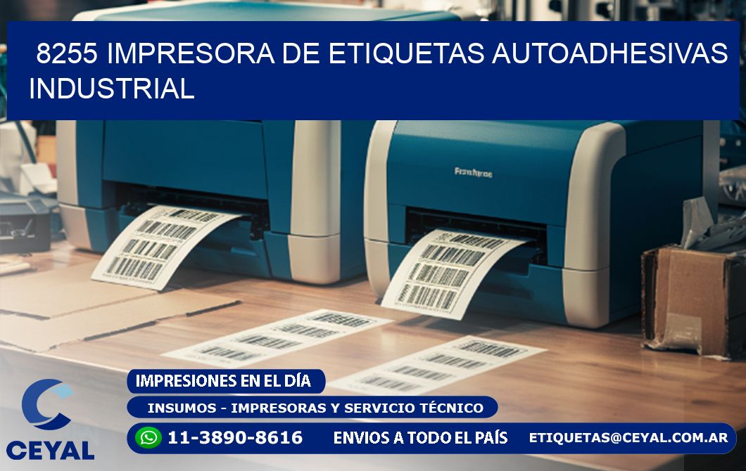 8255 Impresora de etiquetas autoadhesivas industrial