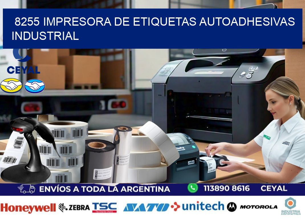 8255 Impresora de etiquetas autoadhesivas industrial