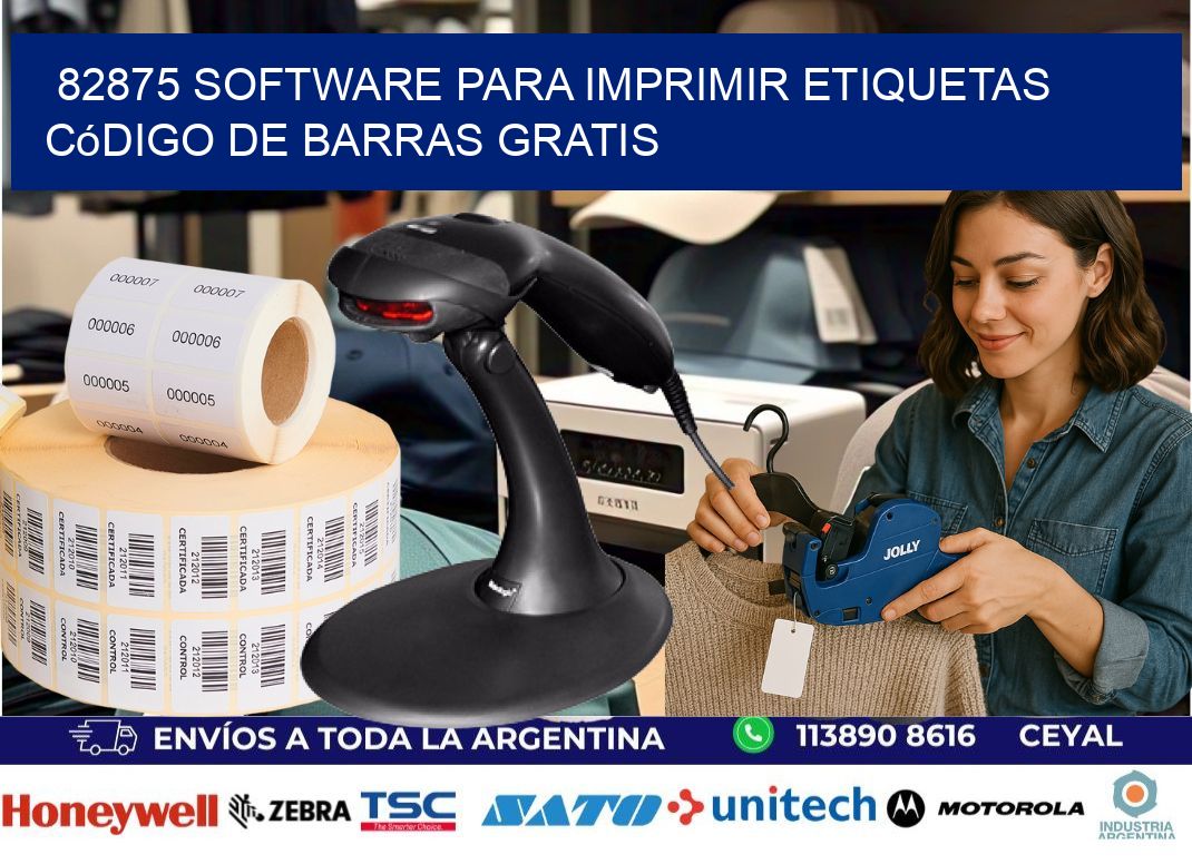 82875 Software para imprimir etiquetas código de barras gratis