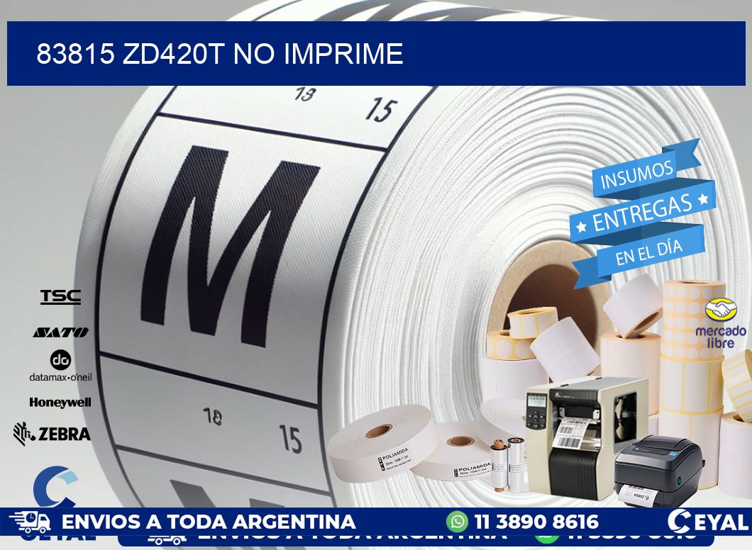 83815 ZD420t no imprime