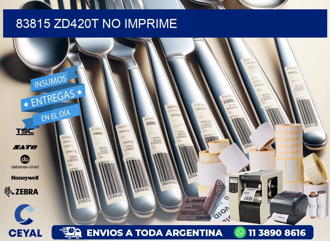 83815 ZD420t no imprime