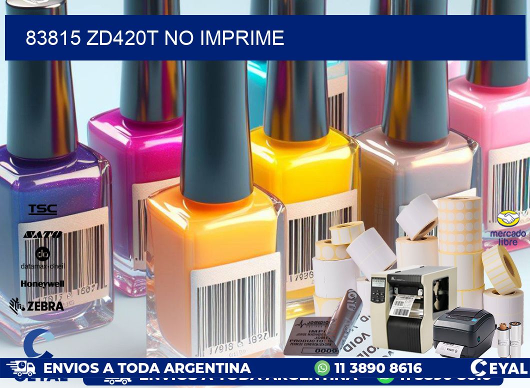 83815 ZD420t no imprime