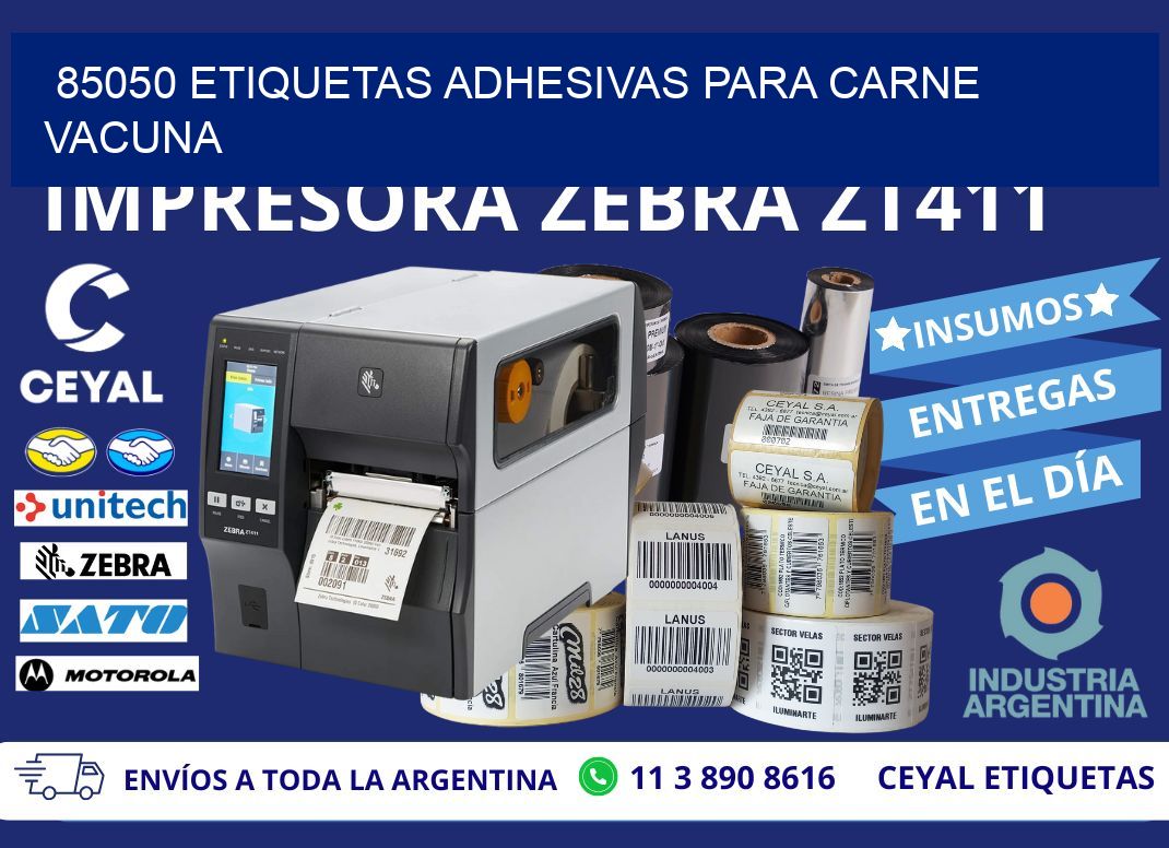 85050 etiquetas adhesivas para carne vacuna