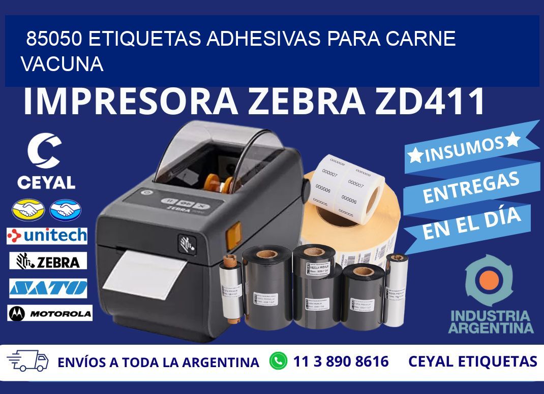 85050 etiquetas adhesivas para carne vacuna