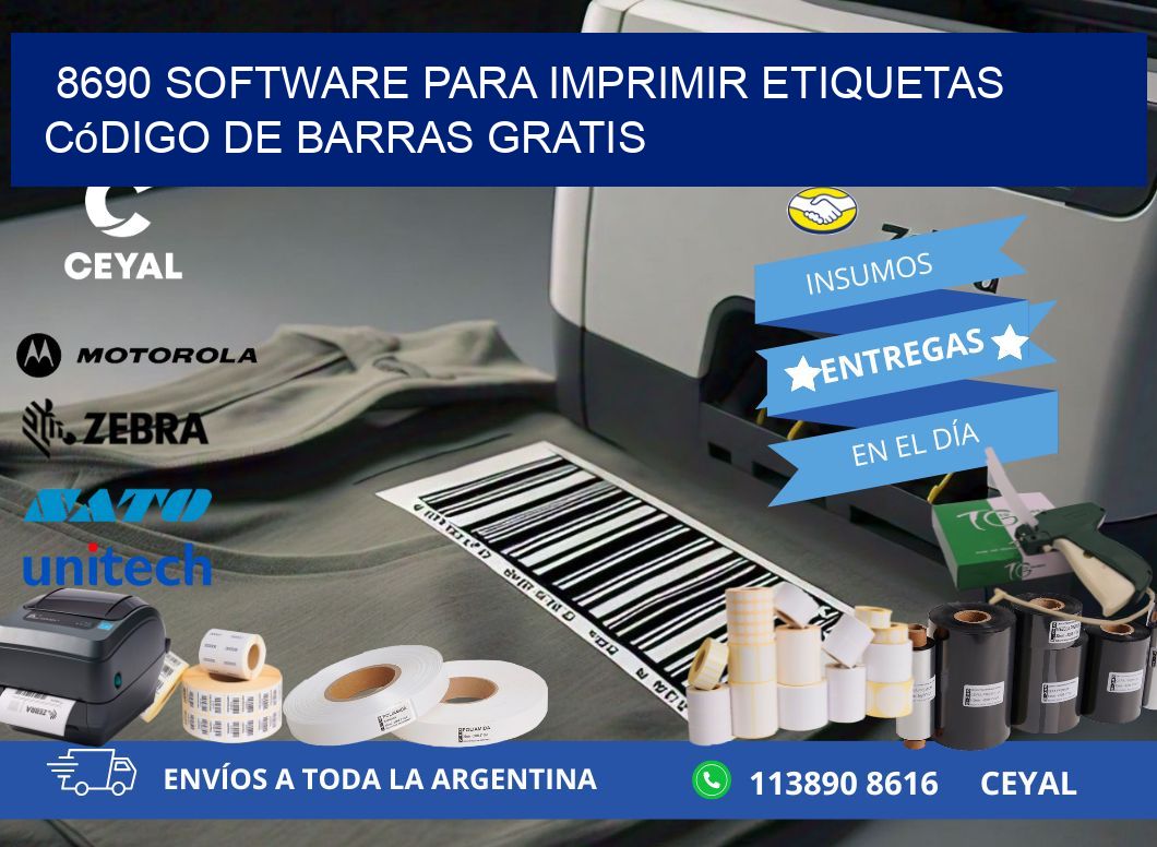 8690 Software para imprimir etiquetas código de barras gratis