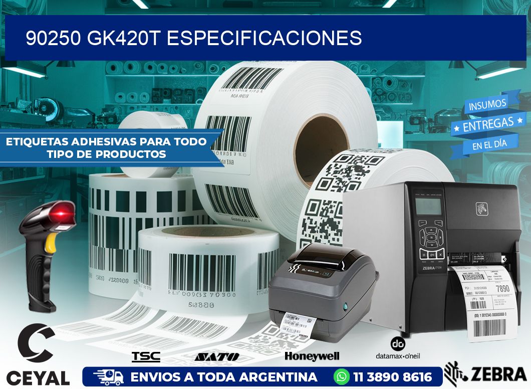 90250 GK420T especificaciones