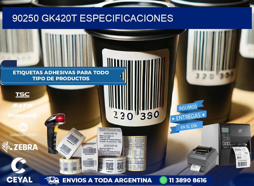 90250 GK420T especificaciones