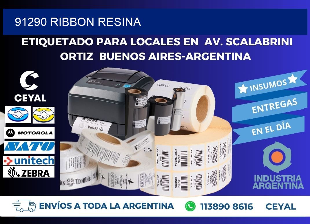 91290 Ribbon resina