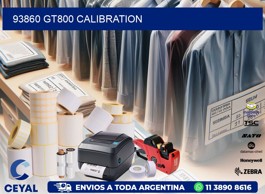 93860 GT800 Calibration