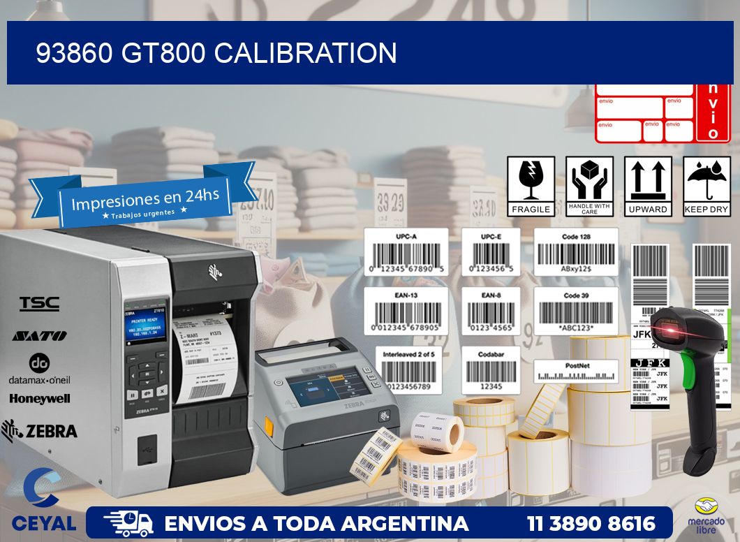 93860 GT800 Calibration
