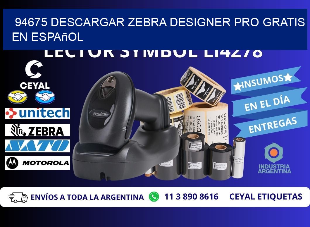 94675 Descargar Zebra Designer Pro gratis en Español