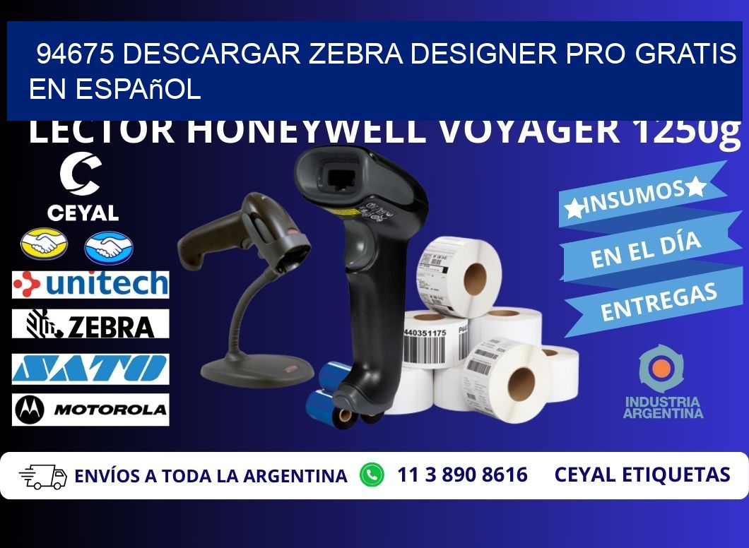94675 Descargar Zebra Designer Pro gratis en Español