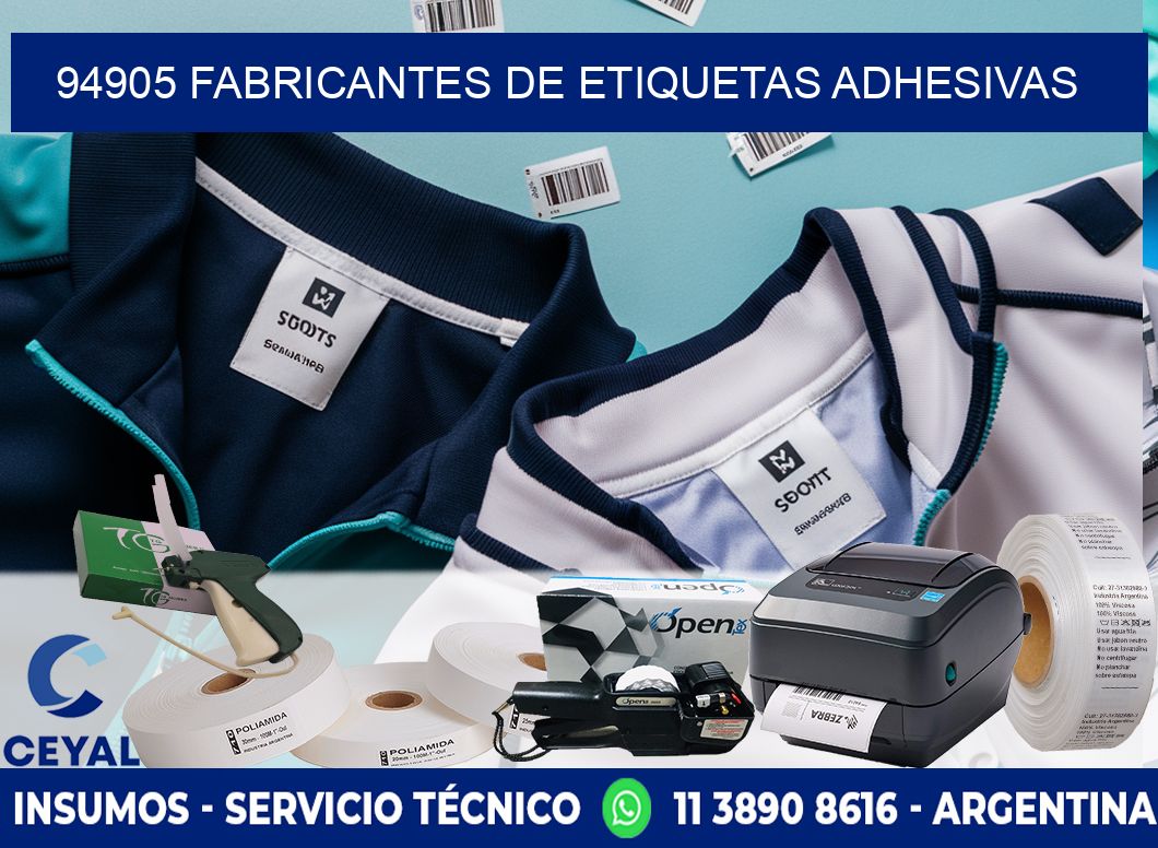 94905 Fabricantes de etiquetas adhesivas
