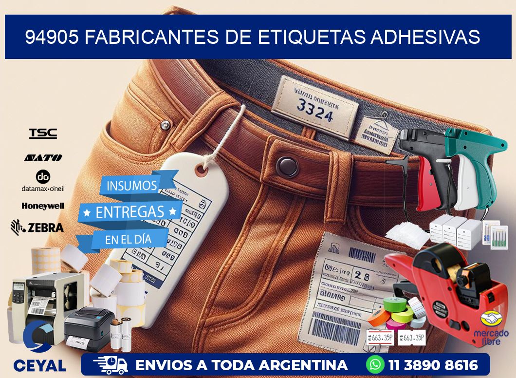 94905 Fabricantes de etiquetas adhesivas