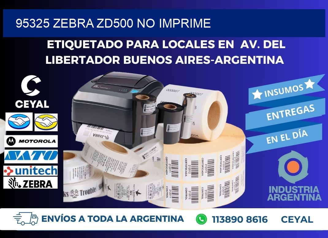95325 Zebra ZD500 no imprime