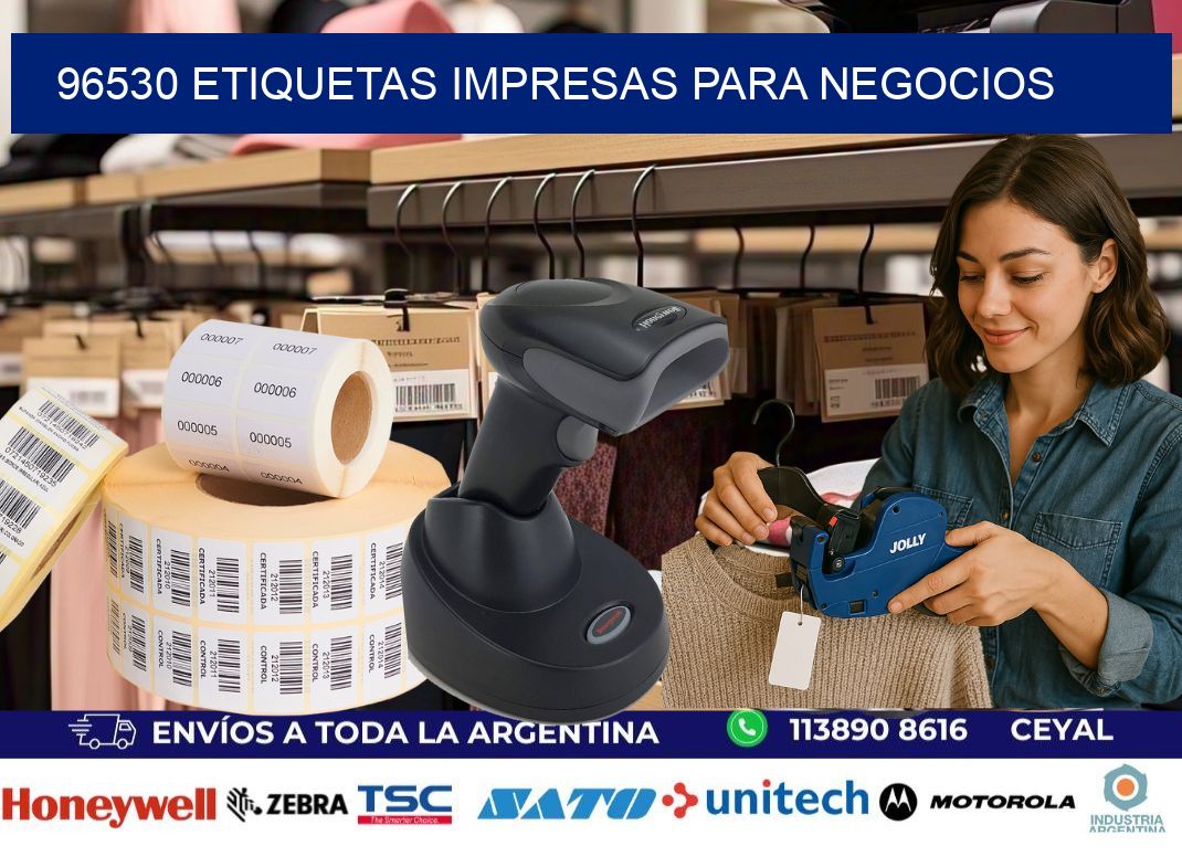 96530 etiquetas impresas para negocios