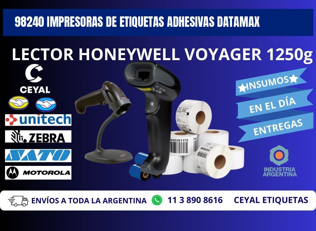 98240 impresoras de etiquetas adhesivas datamax