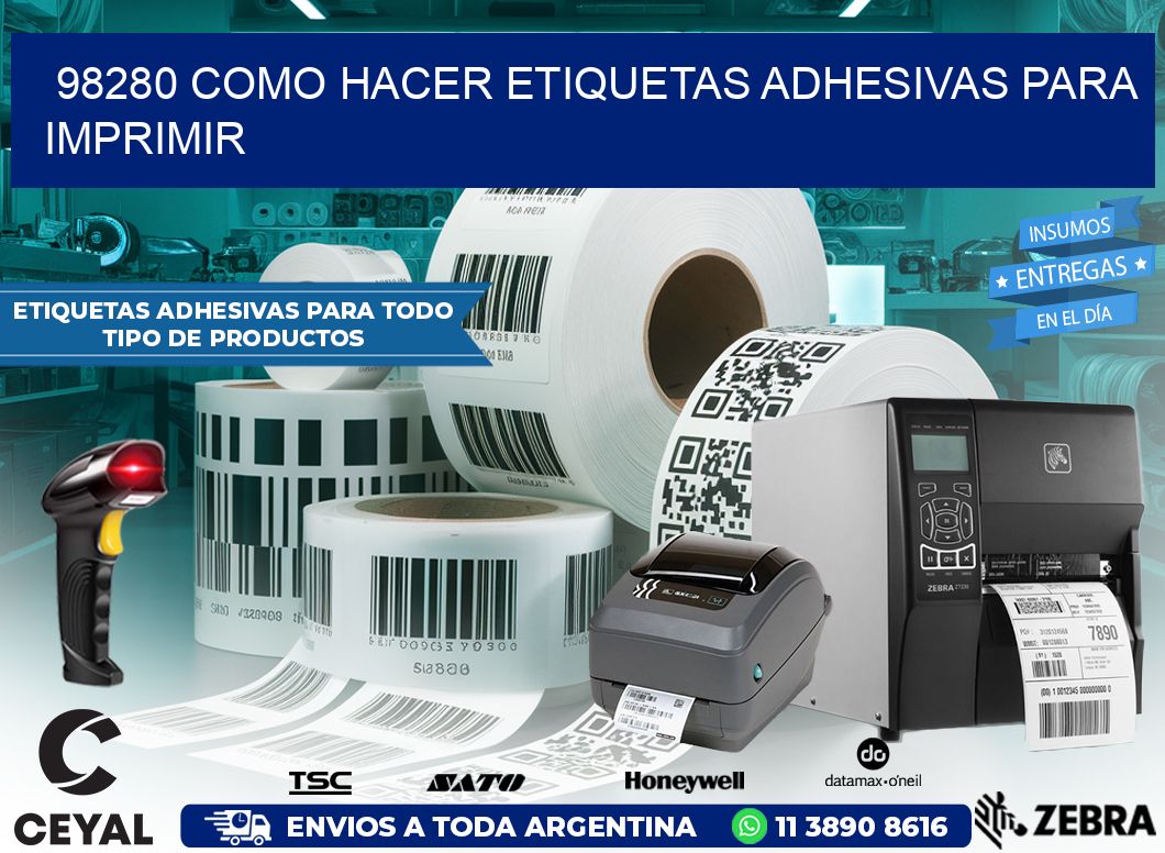 98280 Como hacer etiquetas adhesivas para imprimir