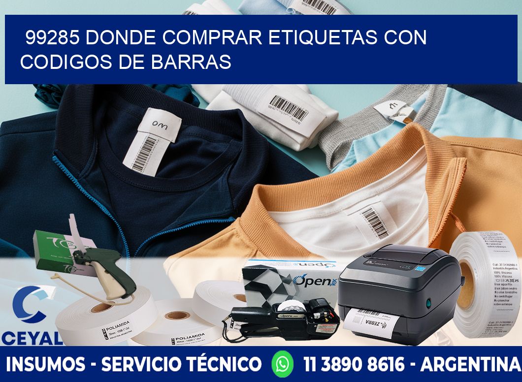 99285 Donde comprar etiquetas con codigos de barras