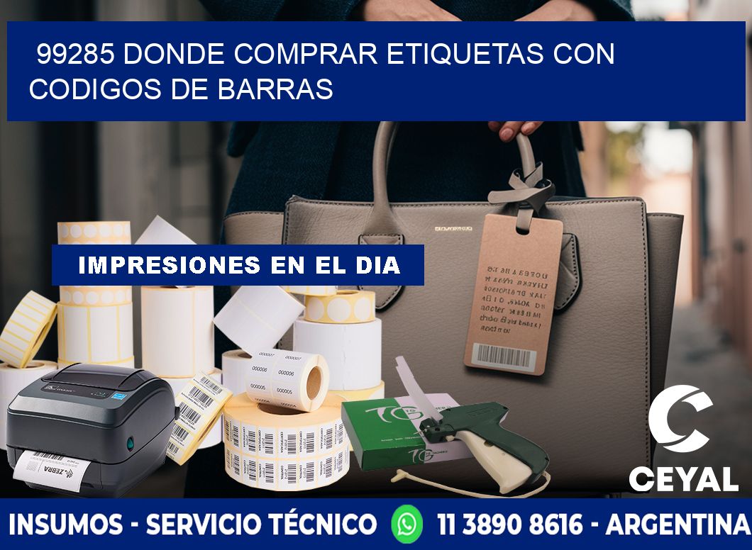 99285 Donde comprar etiquetas con codigos de barras