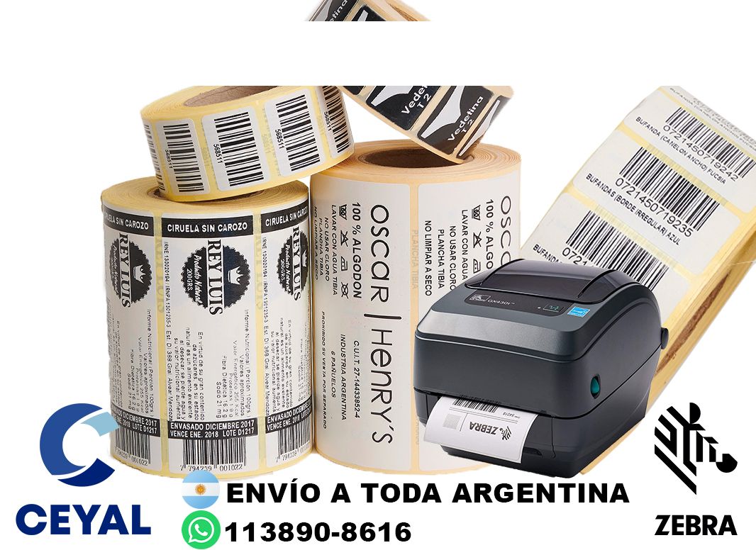 EDITAR 8380 ETIQUETAS POLIAMIDA ZEBRA