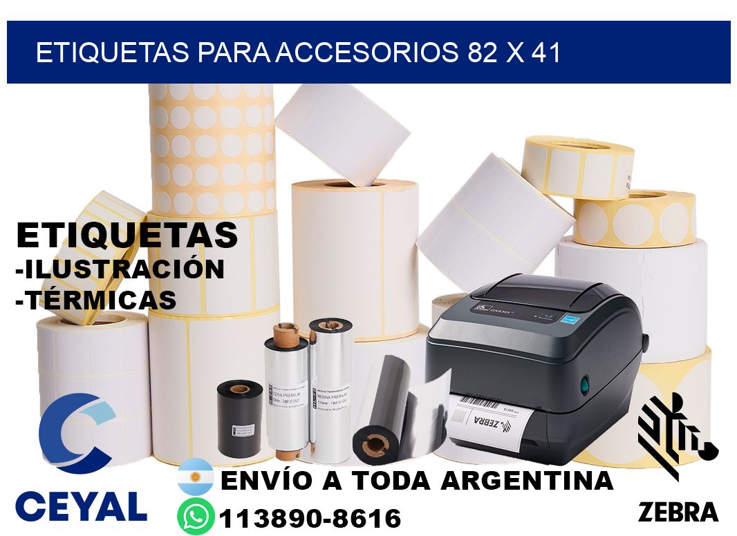 ETIQUETAS PARA ACCESORIOS 82 x 41