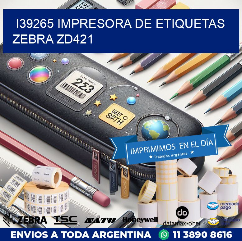 I39265 impresora de etiquetas Zebra ZD421