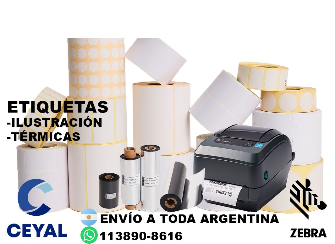 Poliamida  y etiquetas 27 x 59 argentina