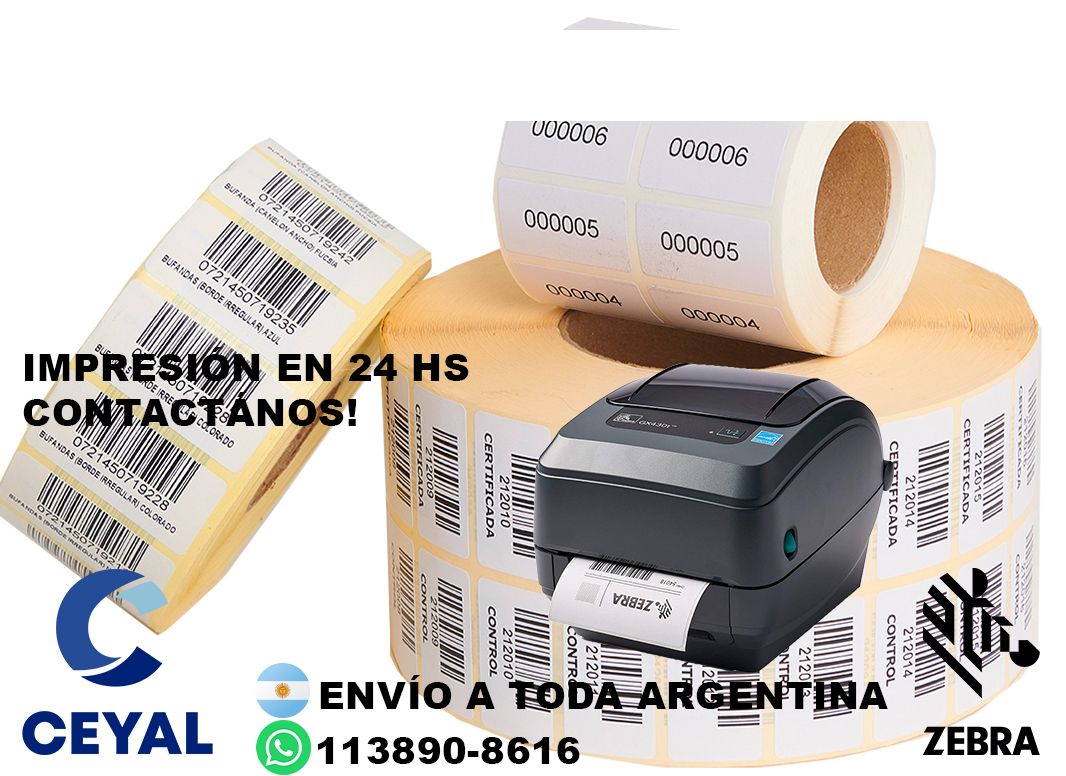 etiquetas impresoras 76 x 32