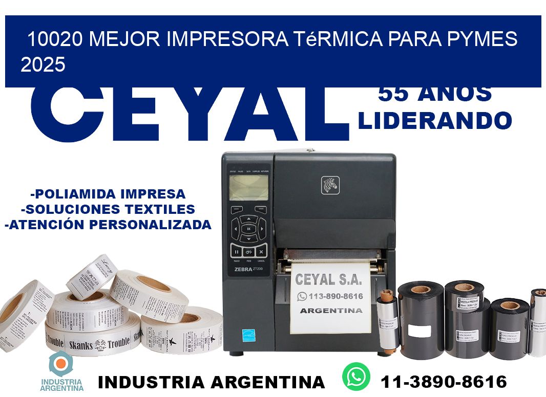 10020 mejor impresora térmica para pymes 2025