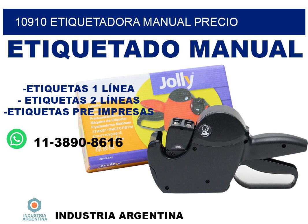 10910 etiquetadora manual precio