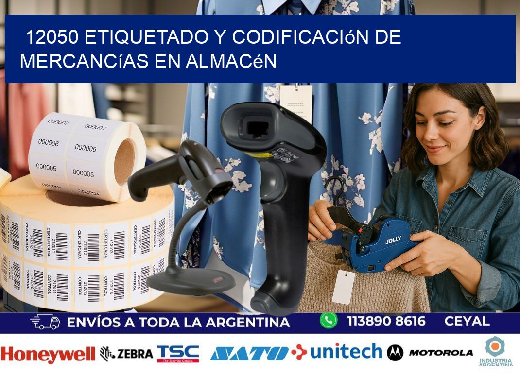 12050 Etiquetado y codificación de mercancías en almacén