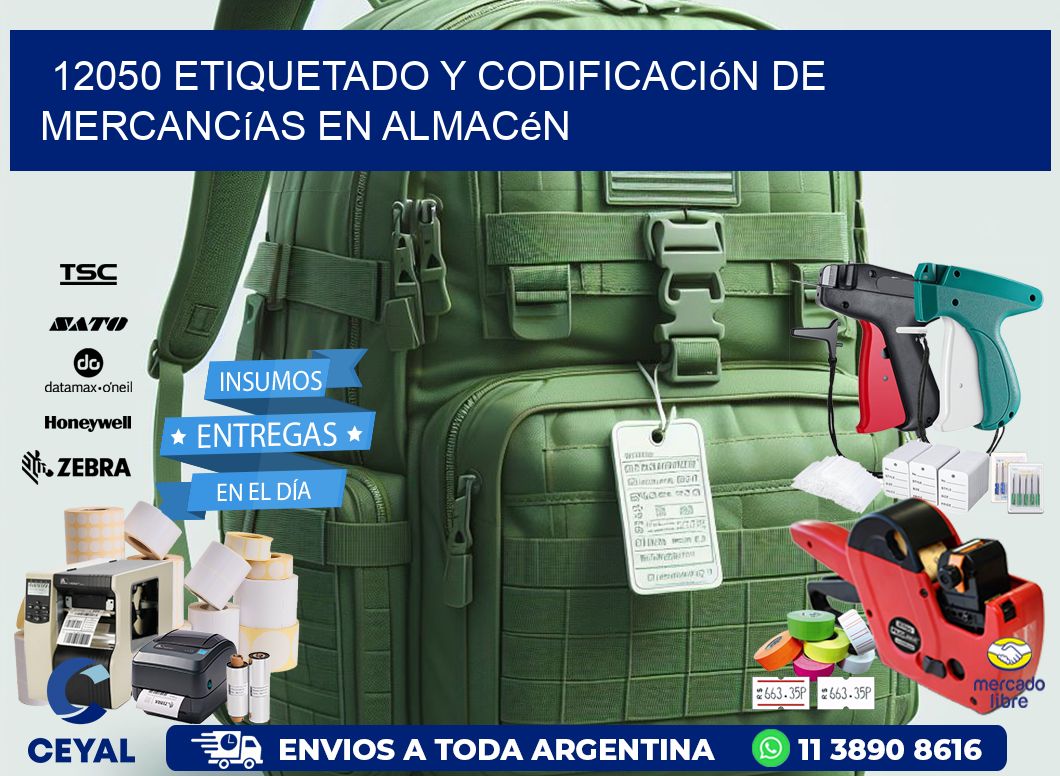 12050 Etiquetado y codificación de mercancías en almacén