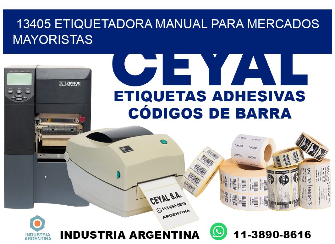 13405 etiquetadora manual para mercados mayoristas