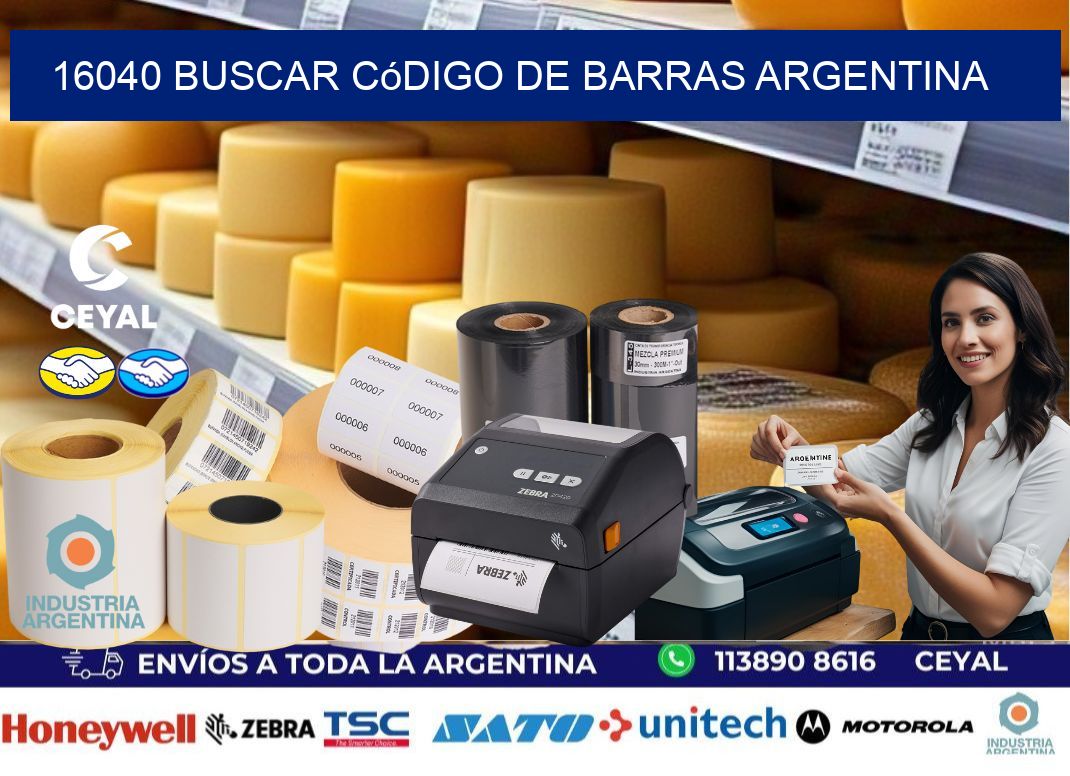 16040 Buscar código de barras Argentina