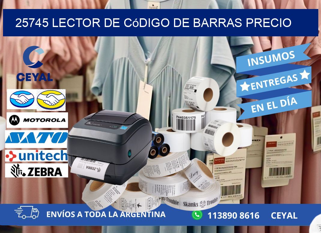 25745 Lector de código de barras precio