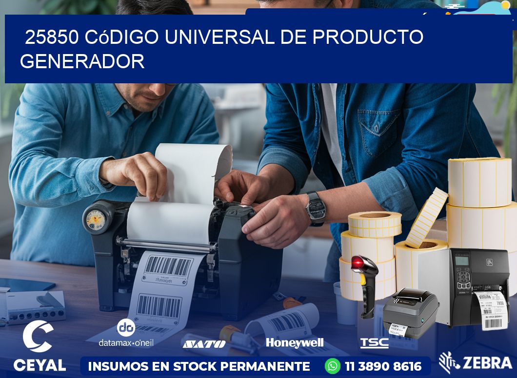 25850 Código universal de producto generador