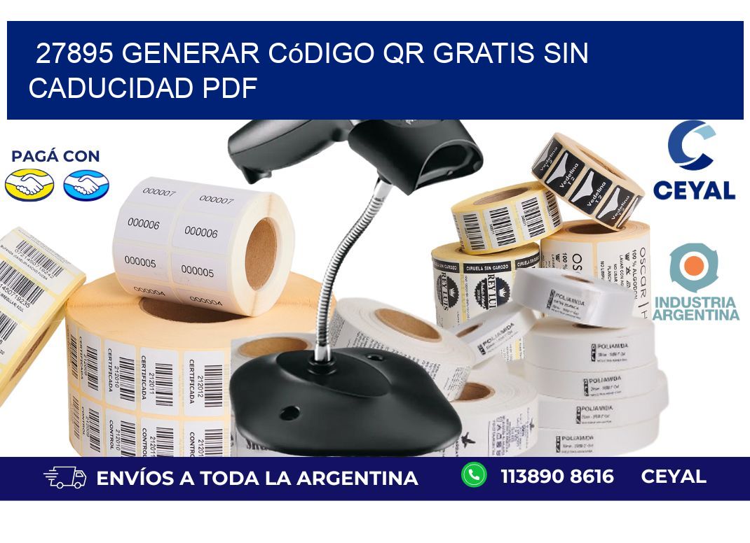 27895 Generar código QR gratis sin caducidad PDF
