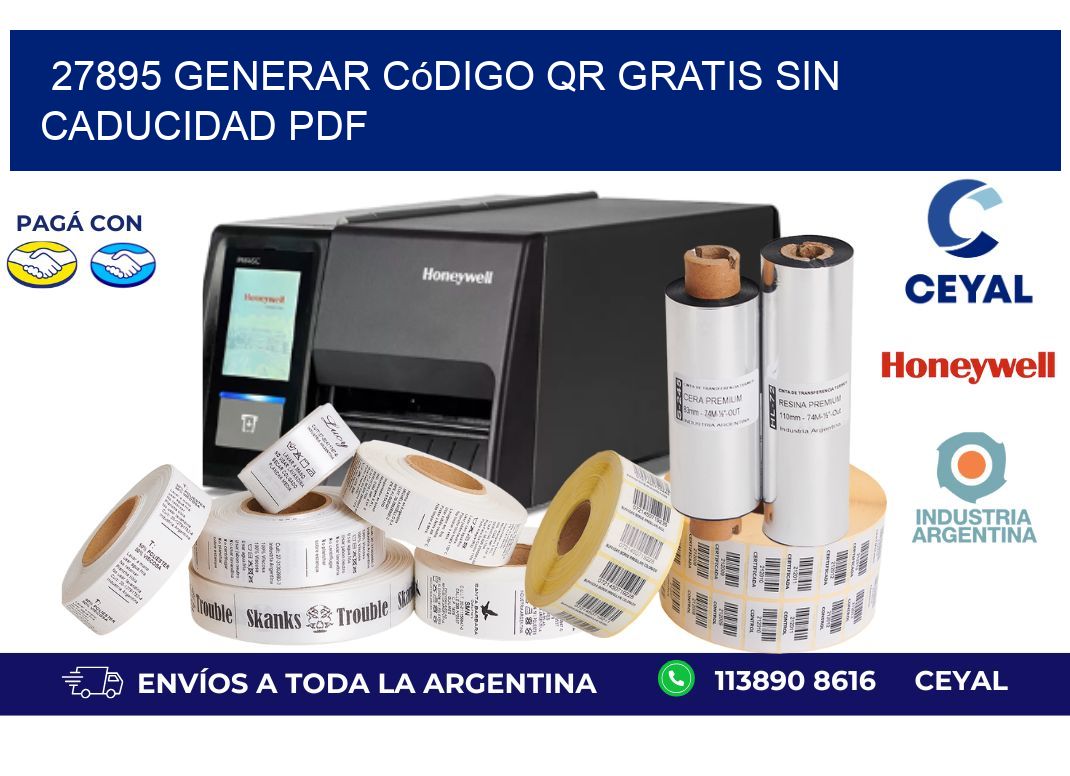 27895 Generar código QR gratis sin caducidad PDF