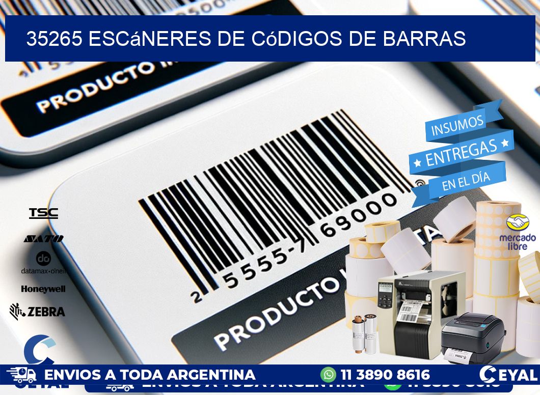 35265 Escáneres de códigos de barras