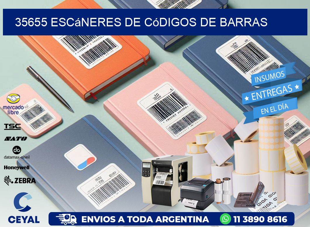 35655 Escáneres de códigos de barras