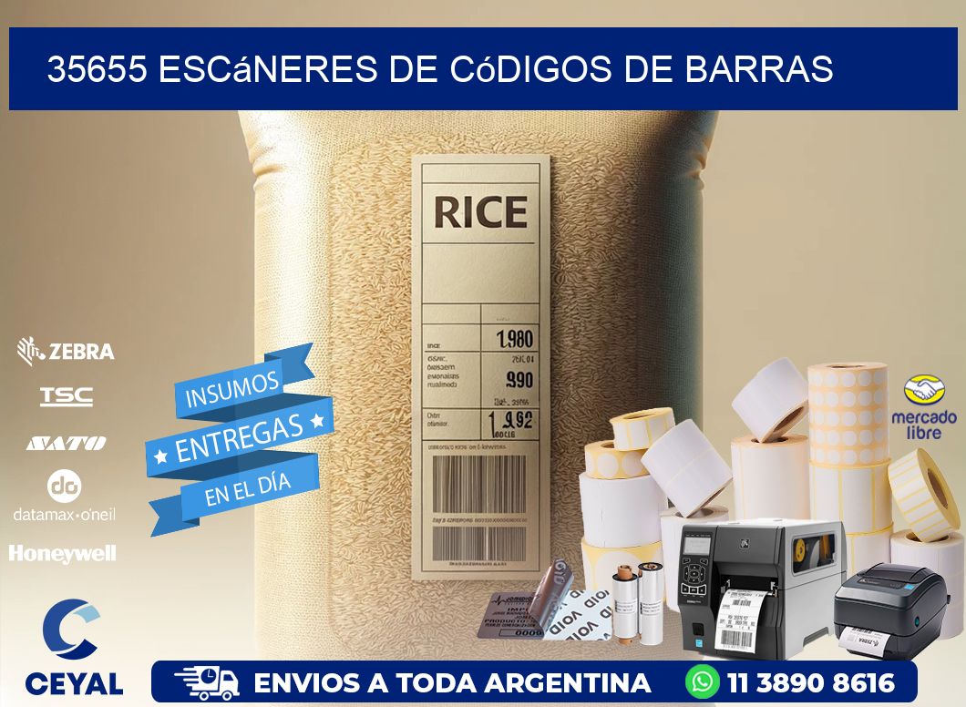 35655 Escáneres de códigos de barras
